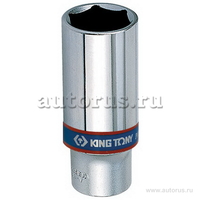 Головка торцевая глубокая шестигранная 3/8, 18 мм KING TONY 323518M